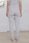 BASERANGE Loose-fitting sports casual pants Made in Portugal BAS-FSP-CH-WI22-MIHUI Beige-grey Cotton and linen FSP
